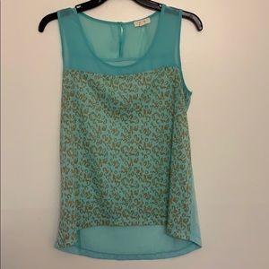Leopard print tank